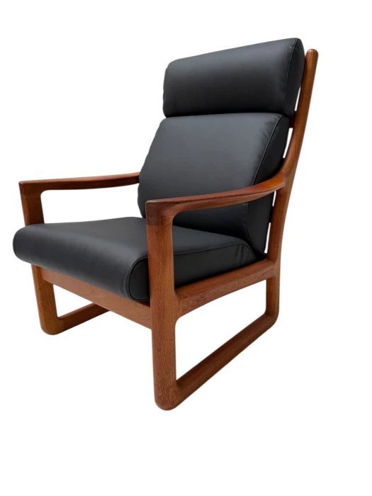 Mid-Century Modern Chairs and Hocker by Johannes Andersen for Silkeborg, 1960s